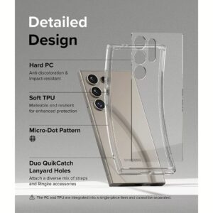 Ringke รุ่น Fusion - เคส Galaxy S24 Ultra - สี Clear