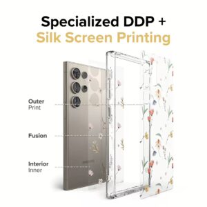 Ringke รุ่น Fusion Design - เคส Galaxy S24 Ultra - สี Dry Flowers 20 Ringke รุ่น Fusion Design - เคส Galaxy S24 Ultra - สี Dry Flowers