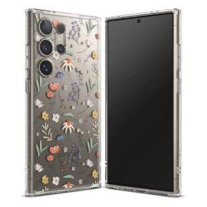Ringke รุ่น Fusion Design - เคส Galaxy S24 Ultra - สี Dry Flowers