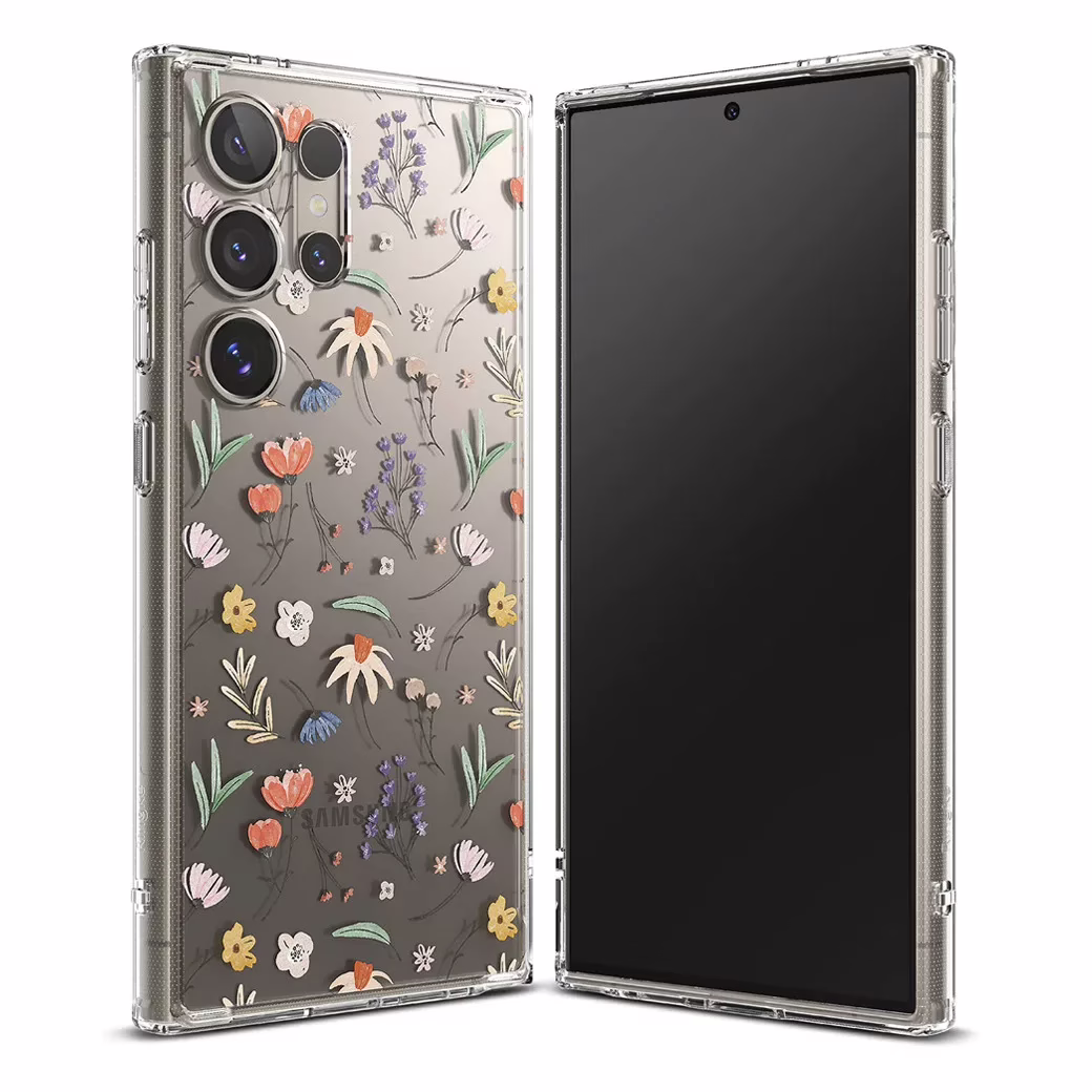 Ringke รุ่น Fusion Design - เคส Galaxy S24 Ultra - สี Dry Flowers
