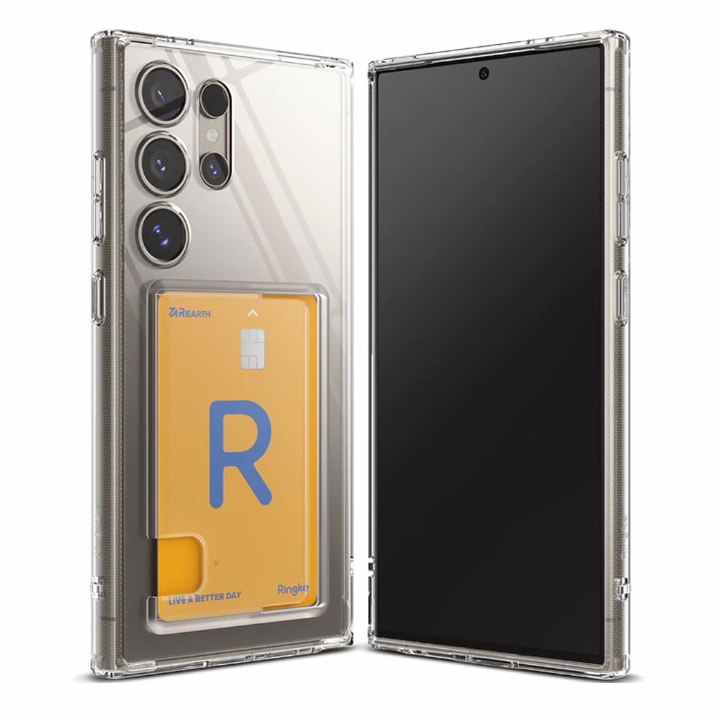 Ringke รุ่น Fusion Card - เคส Galaxy S24 Ultra - สี Clear