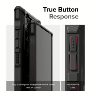 Ringke รุ่น Fusion X - เคส Galaxy S24 Ultra - สี Black