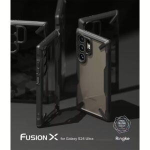 Ringke รุ่น Fusion X - เคส Galaxy S24 Ultra - สี Camo Black
