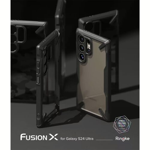 Ringke รุ่น Fusion X - เคส Galaxy S24 Ultra - สี Camo Black - Image 2