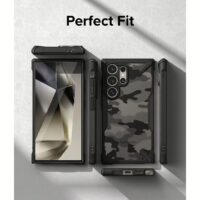 Ringke รุ่น Fusion X - เคส Galaxy S24 Ultra - สี Camo Black