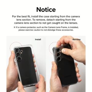 Ringke รุ่น Fusion X - เคส Galaxy S24 Ultra - สี Camo Black