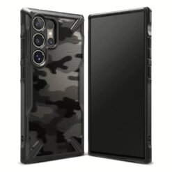 Ringke รุ่น Fusion X - เคส Galaxy S24 Ultra - สี Camo Black