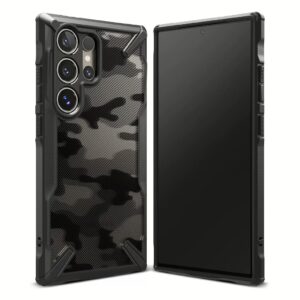 Ringke รุ่น Fusion X - เคส Galaxy S24 Ultra - สี Camo Black