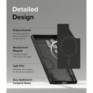 Ringke รุ่น Onyx Magnetic - เคส Galaxy S24 Ultra - สี Black