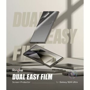 Ringke รุ่น Dual Easy Film - ฟิล์ม Galaxy S24 Ultra (ฟิล์ม2แผ่น)