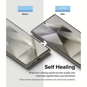 Ringke รุ่น Dual Easy Film - ฟิล์ม Galaxy S24 Ultra (ฟิล์ม2แผ่น)