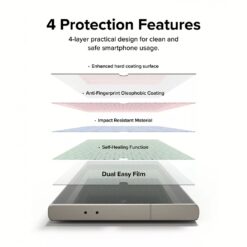 Ringke รุ่น Dual Easy Film - ฟิล์ม Galaxy S24 Ultra (ฟิล์ม2แผ่น)