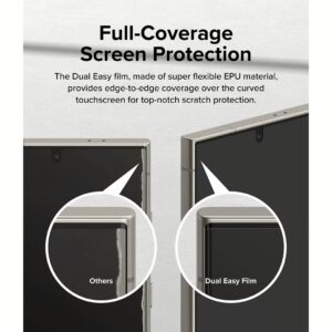 Ringke รุ่น Dual Easy Film - ฟิล์ม Galaxy S24 Ultra (ฟิล์ม2แผ่น)