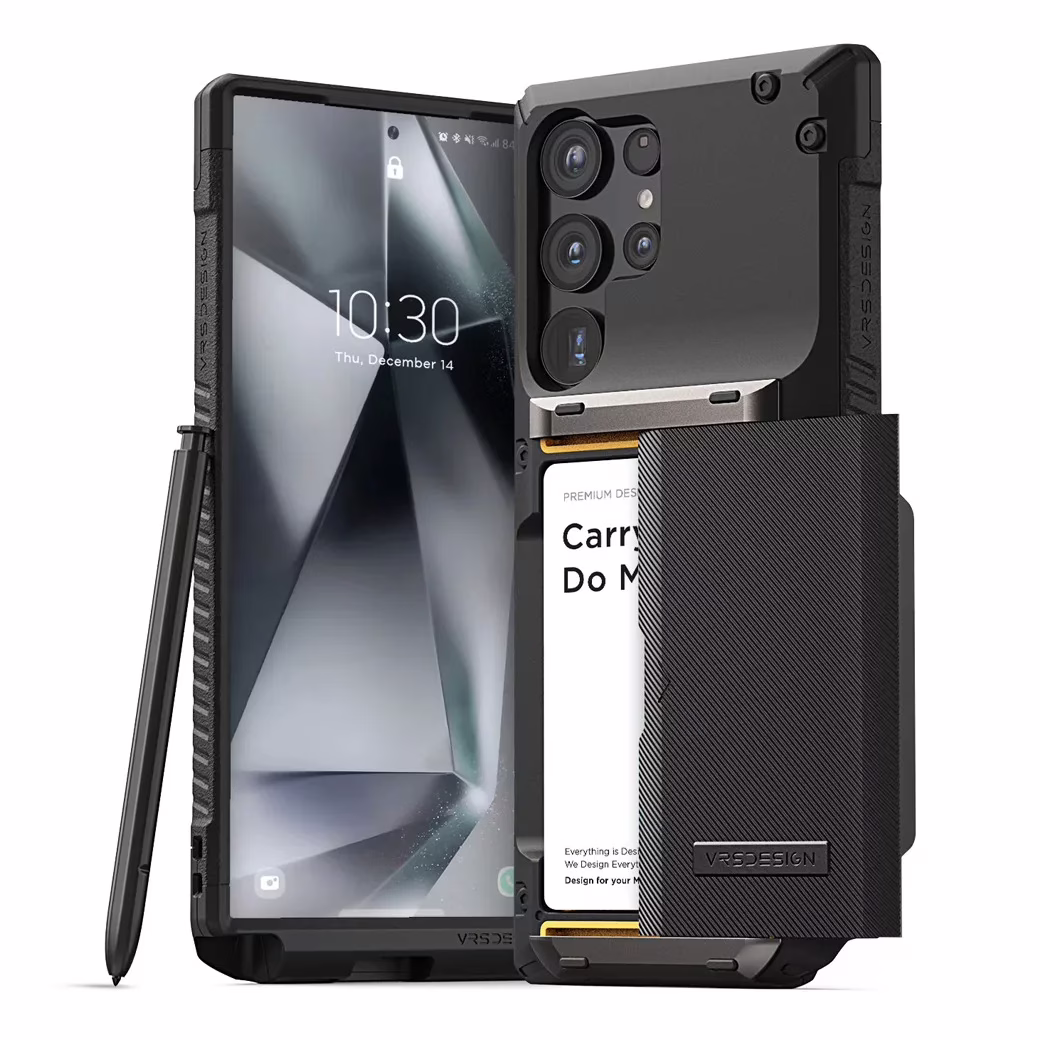 VRS รุ่น Damda Glide Pro - เคส Galaxy S24 Ultra - สี Black Groove