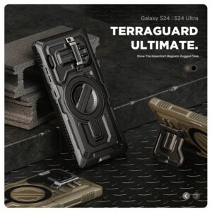 VRS รุ่น Magsafe Terraguard Ultimate - เคส Galaxy S24 Ultra - สี Black