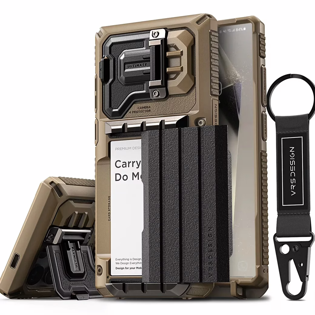VRS รุ่น Damda Glide Ultimate - เคส Galaxy S24 Ultra - สี Khaki
