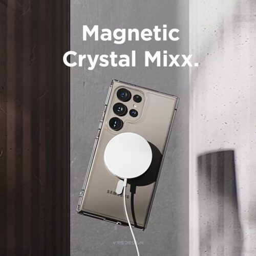 VRS รุ่น Magsafe Crystal Mixx - เคส Galaxy S24 Plus - สี Clear - Image 3