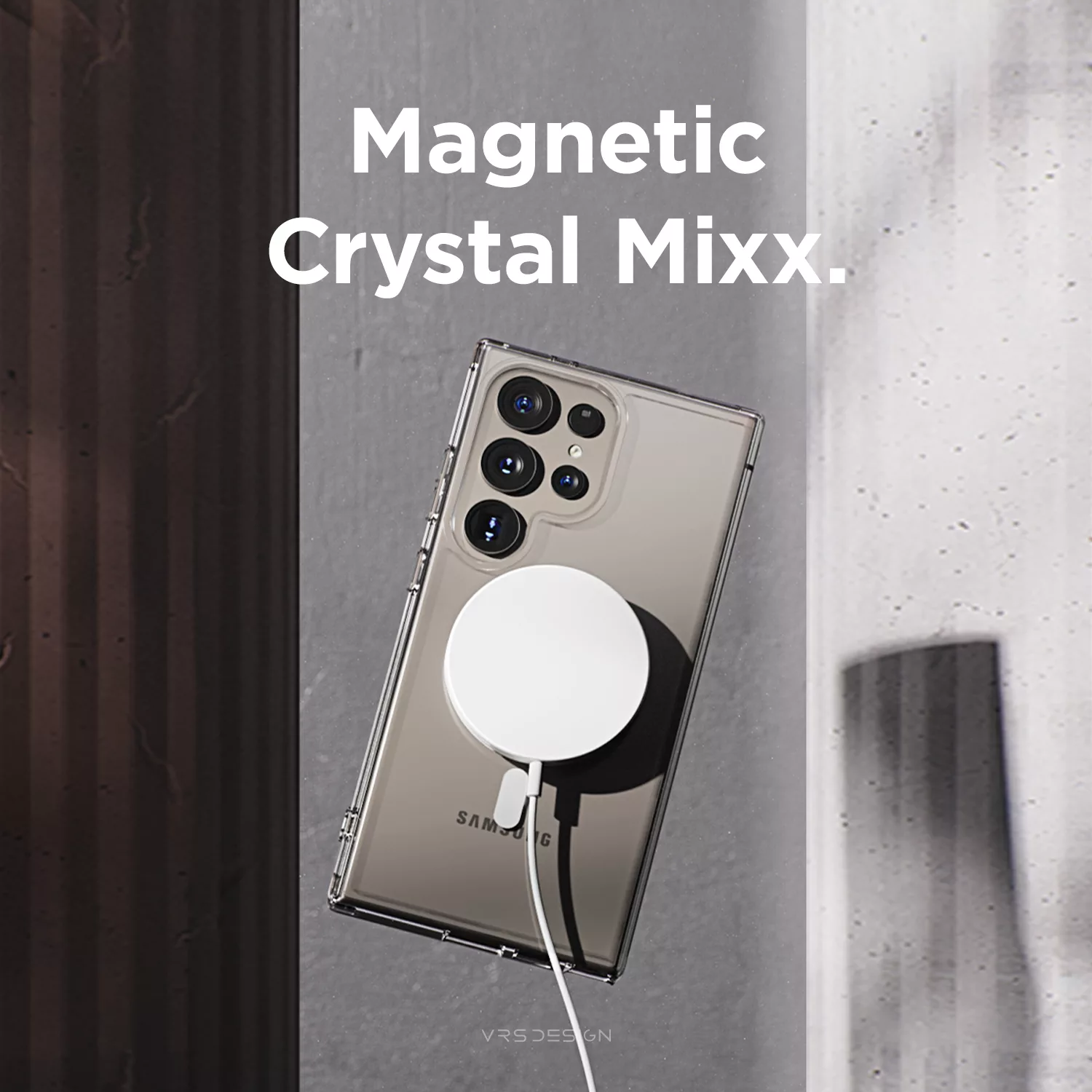 VRS รุ่น Magsafe Crystal Mixx - เคส Galaxy S24 - สี Clear
