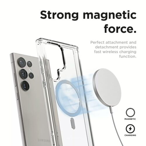 VRS รุ่น Magsafe Crystal Mixx - เคส Galaxy S24 Plus - สี Clear - Image 4