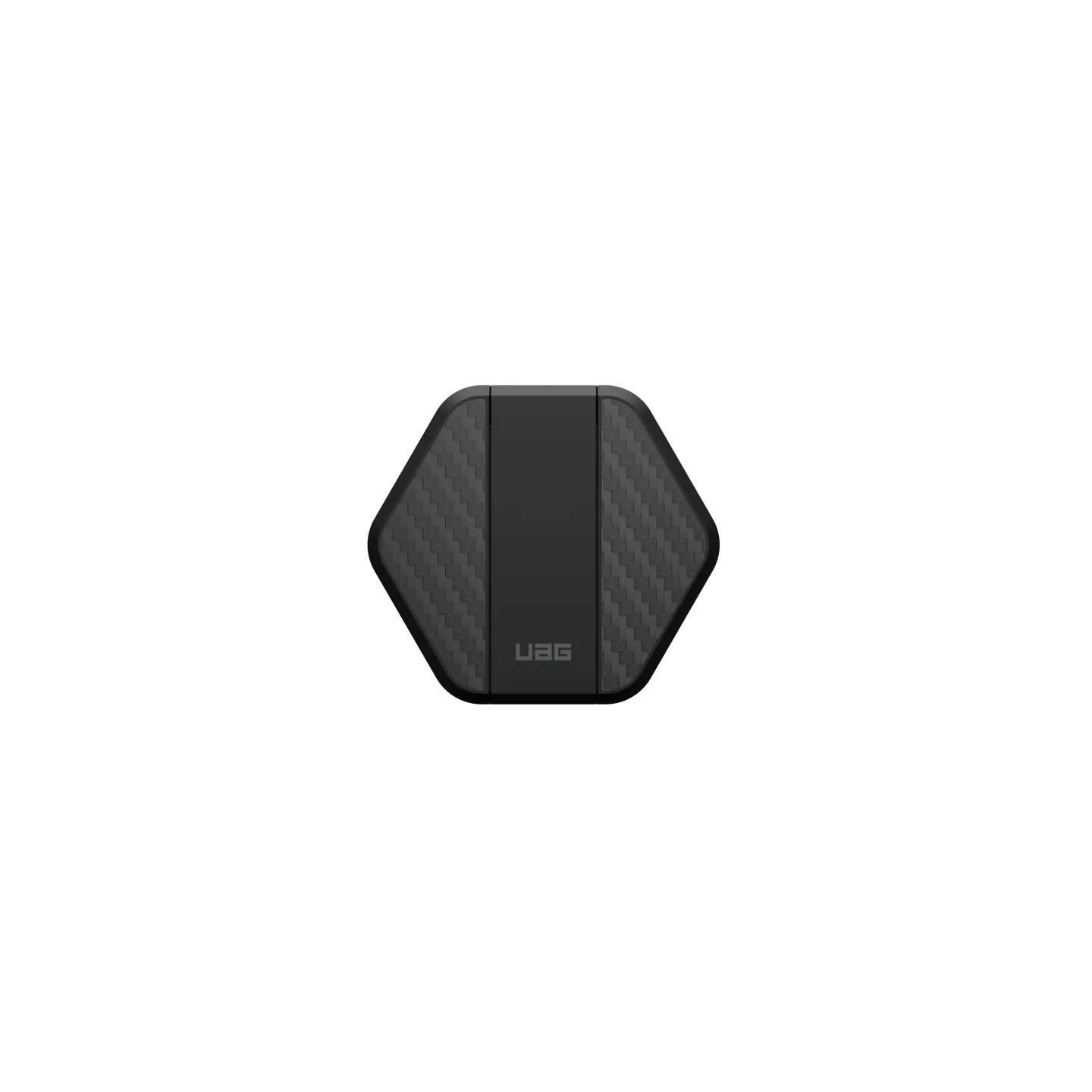 UAG รุ่น Portable Wireless Charging Pad - แท่นชาร์จไร้สายพร้อมขาตั้ง - สี Carbon Fiber Black