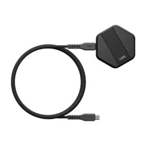 UAG รุ่น Portable Wireless Charging Pad - แท่นชาร์จไร้สายพร้อมขาตั้ง - สี Carbon Fiber Black