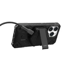 UAG รุ่น Portable Wireless Charging Pad - แท่นชาร์จไร้สายพร้อมขาตั้ง - สี Carbon Fiber Black