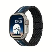 Pitaka รุ่น Poetry of Things - สายนาฬิกา Apple Watch 42/44/45/49mm - ลาย Moon