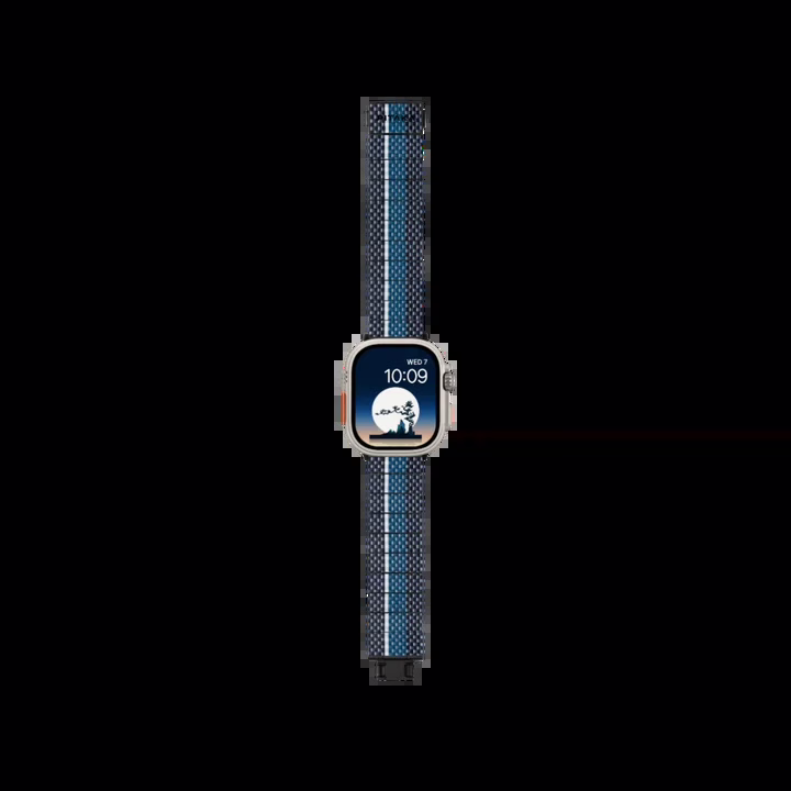 Pitaka รุ่น Poetry of Things - สายนาฬิกา Apple Watch 42/44/45/49mm - ลาย Moon