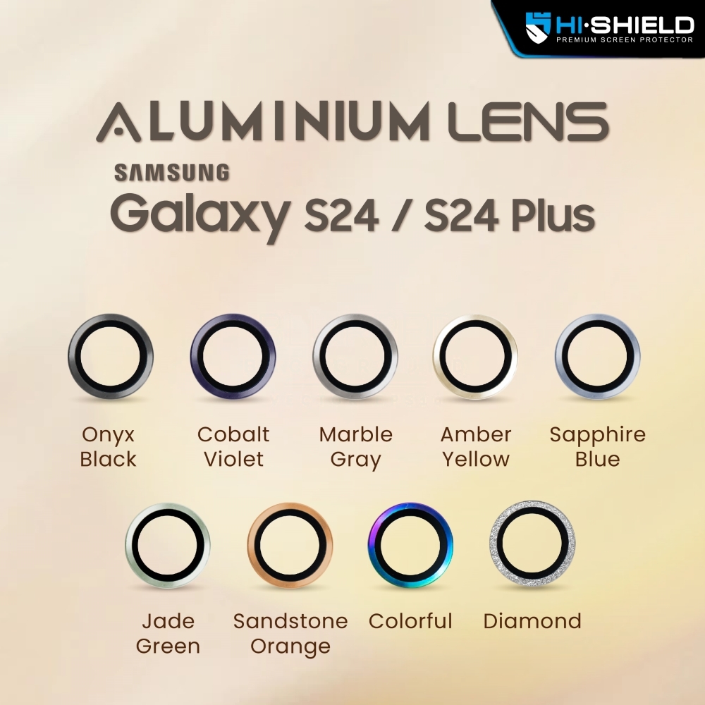 Hishield รุ่น Aluminium Lens - กระจกเลนส์กล้อง Galaxy S24 Plus