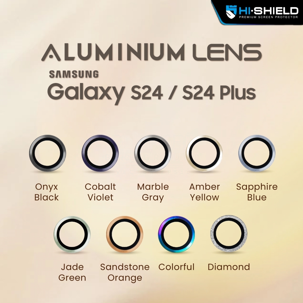 Hishield รุ่น Aluminium Lens - กระจกเลนส์กล้อง Galaxy S24 Plus 11 Hishield รุ่น Aluminium Lens - กระจกเลนส์กล้อง Galaxy S24 Plus
