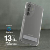 Zagg รุ่น Crystal Palace Kickstand - เคส Galaxy S24 Plus - สี Clear