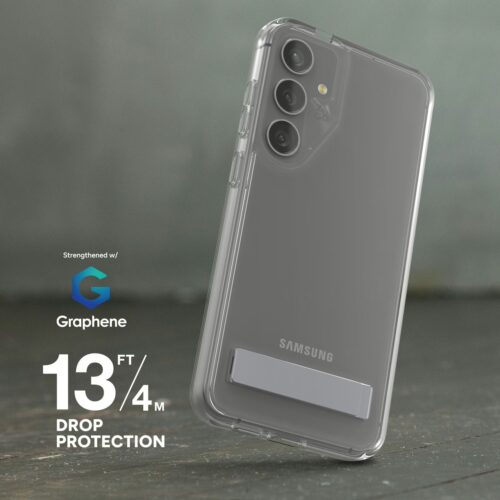 Zagg รุ่น Crystal Palace Kickstand - เคส Galaxy S24 Plus - สี Clear - Image 4