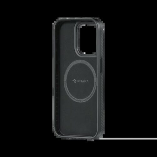 Pitaka รุ่น MagEZ Case Pro 4 - เคส iPhone 15 Pro Max - สี Black/Grey Twill 600D - Image 6