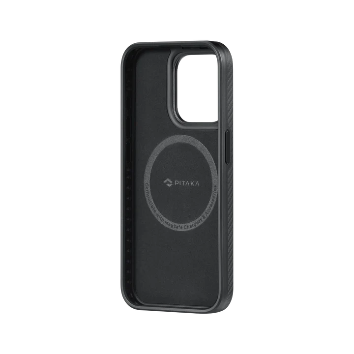 Pitaka รุ่น MagEZ Case Pro 4 - เคส iPhone 15 Pro Max - สี Black/Grey Twill 600D