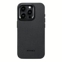 Pitaka รุ่น MagEZ Case Pro 4 - เคส iPhone 15 Pro - สี Black/Grey Twill 600D