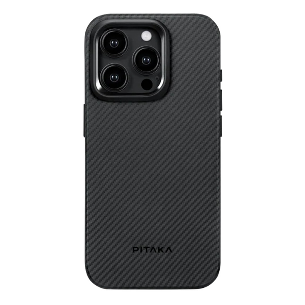 Pitaka รุ่น MagEZ Case Pro 4 - เคส iPhone 15 Pro - สี Black/Grey Twill 600D 12 Pitaka รุ่น MagEZ Case Pro 4 - เคส iPhone 15 Pro - สี Black/Grey Twill 600D