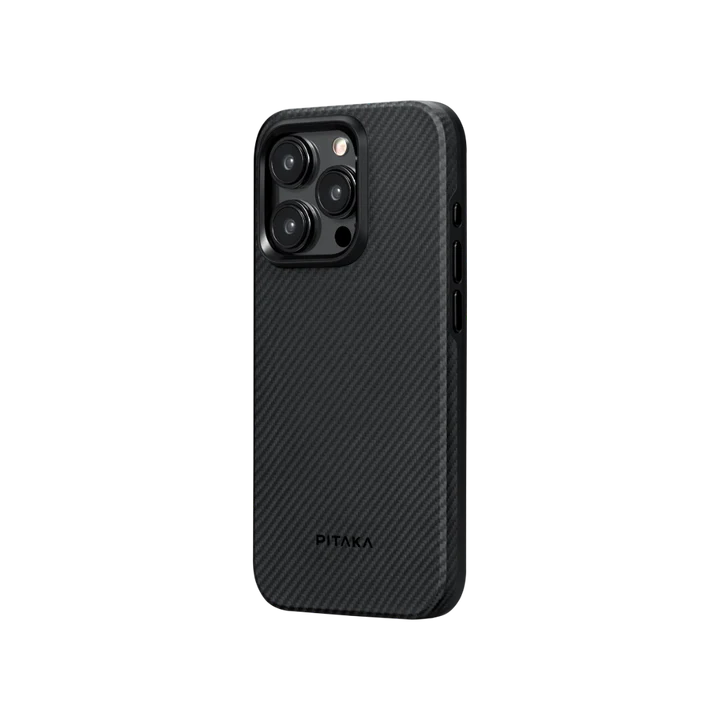 Pitaka รุ่น MagEZ Case Pro 4 - เคส iPhone 15 Pro - สี Black/Grey Twill 600D