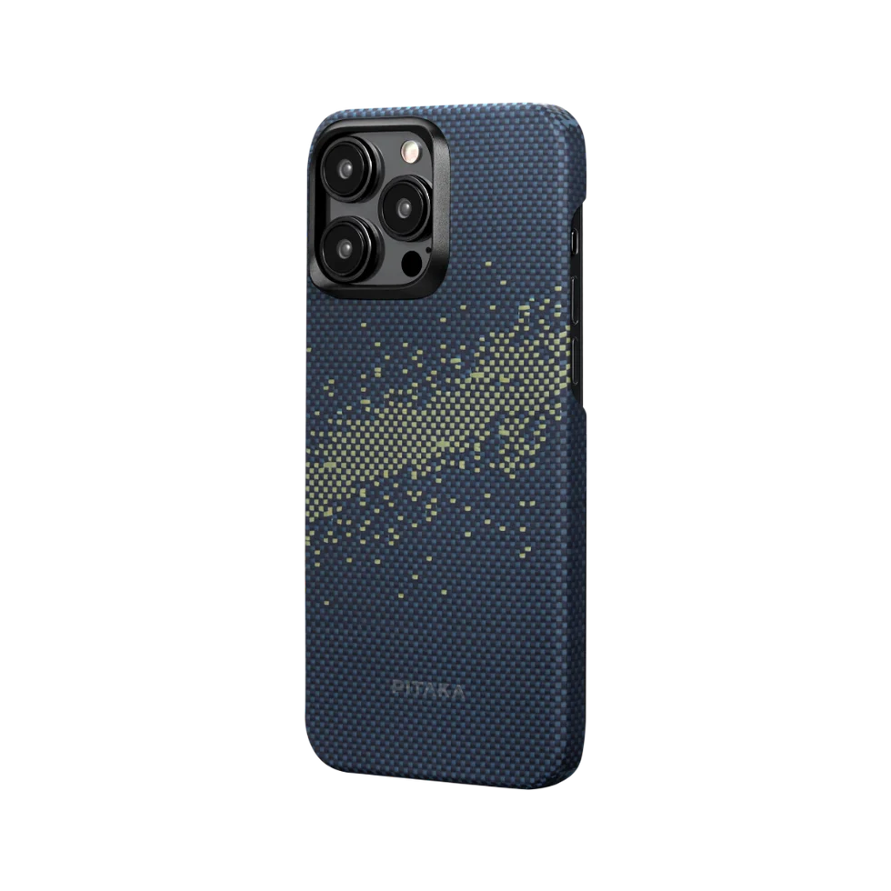 Pitaka รุ่น MagEZ Case 4 - เคส iPhone 15 Pro Max - สี Milky Way Galaxy