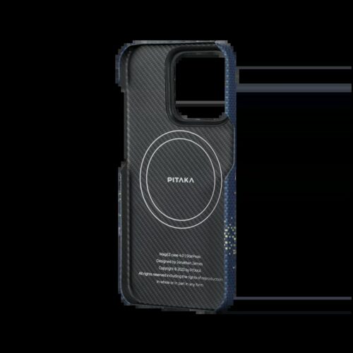 Pitaka รุ่น MagEZ Case 4 - เคส iPhone 15 Pro Max - สี Milky Way Galaxy - Image 6