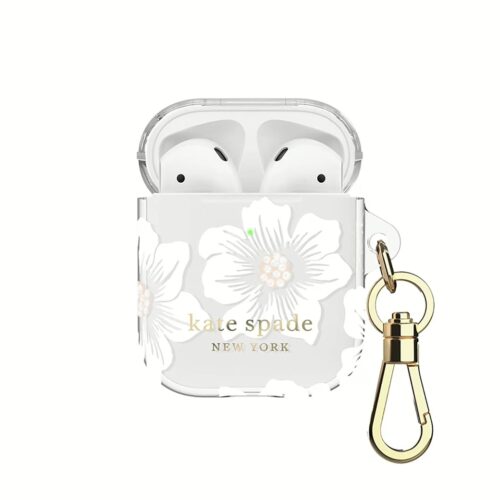 Kate Spade New York รุ่น Protective - เคส Airpods 1/2 - ลาย Hollyhock Cream