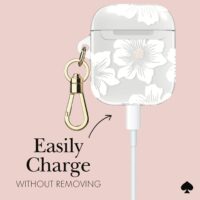 Kate Spade New York รุ่น Protective - เคส Airpods 1/2 - ลาย Hollyhock Cream