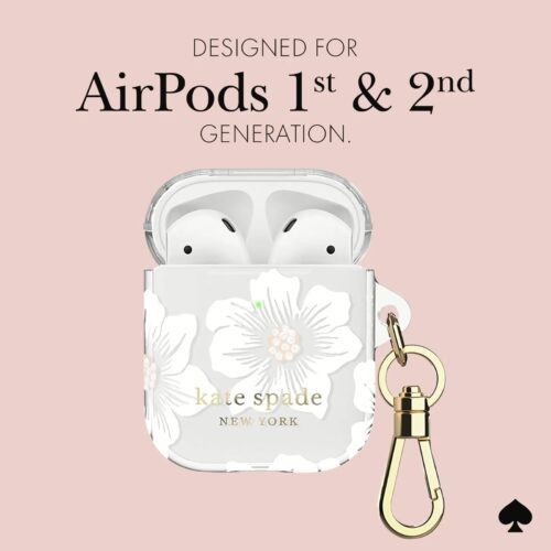 Kate Spade New York รุ่น Protective - เคส Airpods 1/2 - ลาย Hollyhock Cream - Image 5