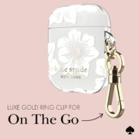 Kate Spade New York รุ่น Protective - เคส Airpods 1/2 - ลาย Hollyhock Cream