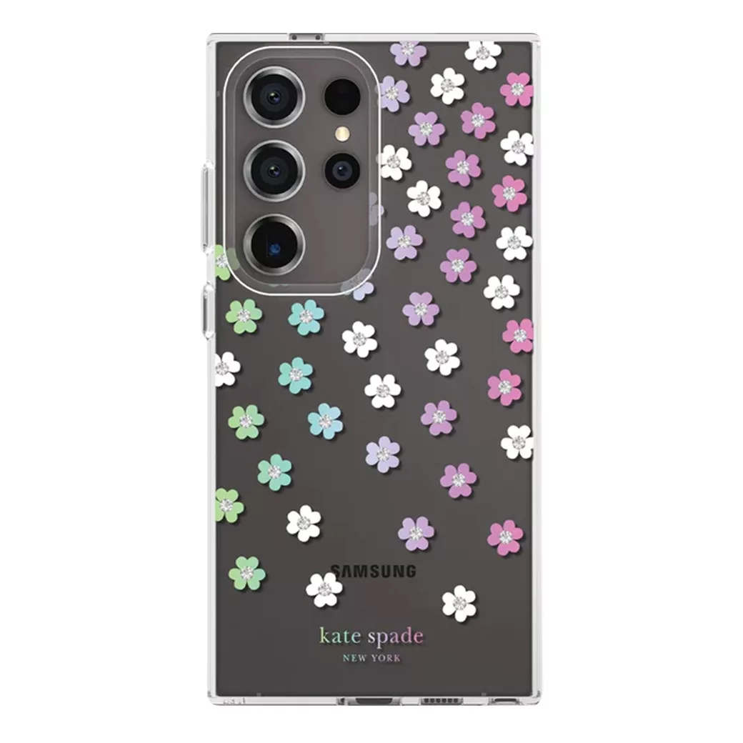 Kate Spade New York รุ่น Protective - เคส Galaxy S24 Ultra - ลาย Scattered Flowers