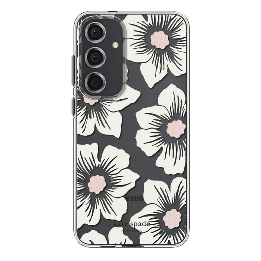 Kate Spade New York รุ่น Protective - เคส Galaxy S24 Plus - ลาย Hollyhock Cream