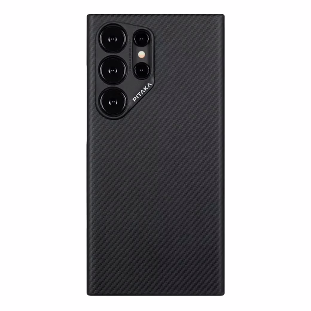 Pitaka รุ่น MagEZ Case 4 - เคส Galaxy S24 Ultra - สี Black/Grey Twill