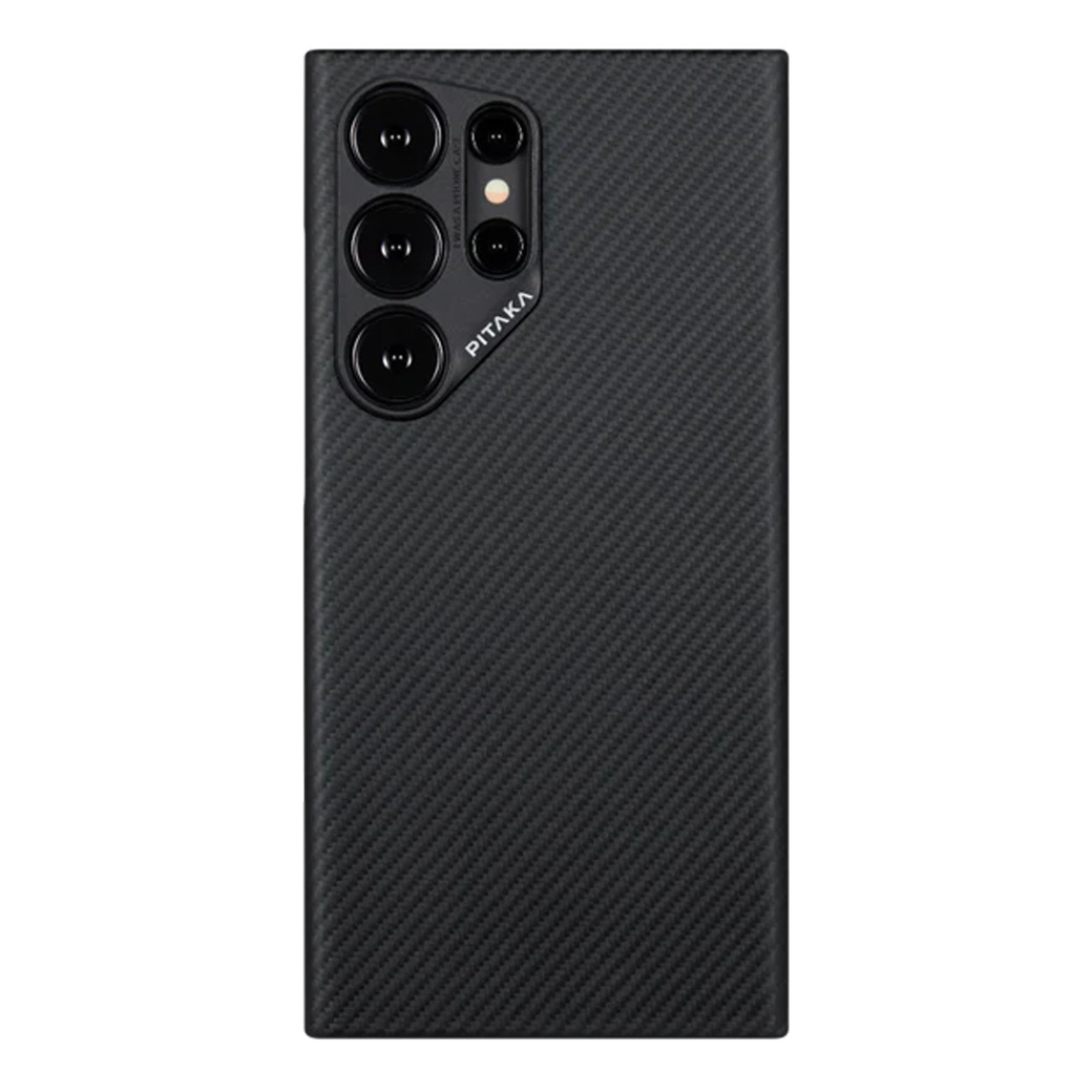 Pitaka รุ่น MagEZ Case 4 - เคส Galaxy S24 Ultra - สี Black/Grey Twill 10 Pitaka รุ่น MagEZ Case 4 - เคส Galaxy S24 Ultra - สี Black/Grey Twill