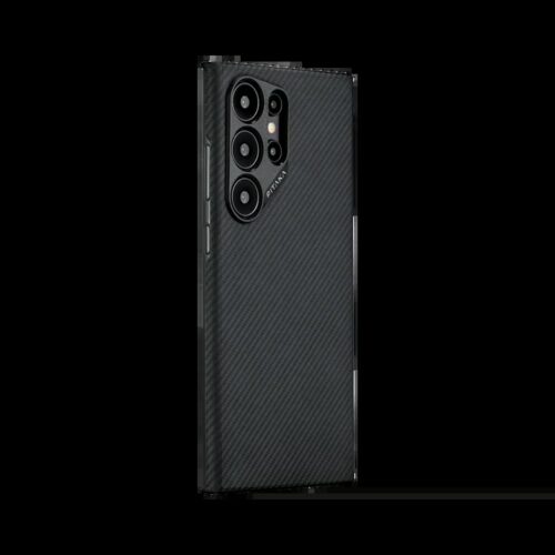 Pitaka รุ่น MagEZ Case 4 - เคส Galaxy S24 Ultra - สี Black/Grey Twill - Image 2