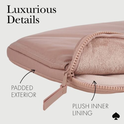 ซองใส่แล็ปท็อป Kate Spade New York รุ่น Puffer Sleeve - 14 inch Laptop - ลาย Madison Rouge Nylon - Image 12