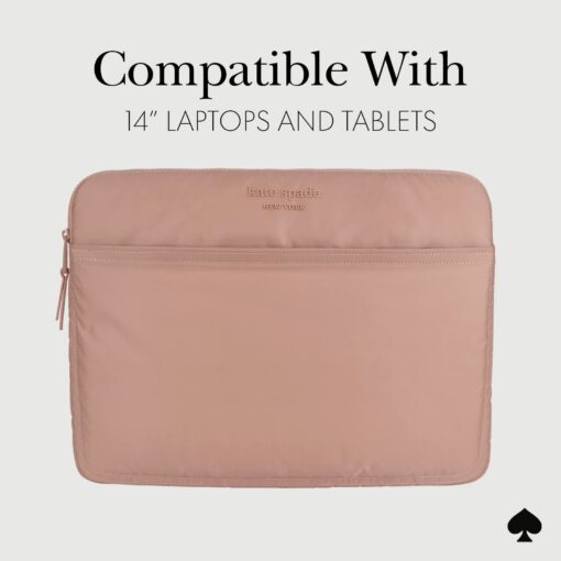 ซองใส่แล็ปท็อป Kate Spade New York รุ่น Puffer Sleeve - 14 inch Laptop - ลาย Madison Rouge Nylon - Image 14